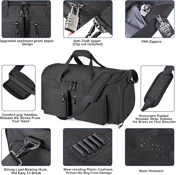 Convertible Duffle Bags for Travel Carry On Suit Duffle Bags - Image 4