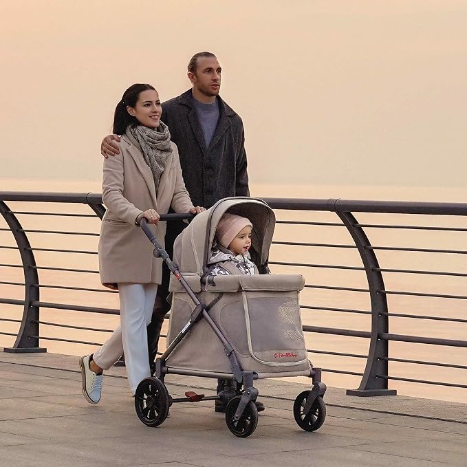 Familidoo Q1 Multi-Use Kids Wagon Stroller – Foldable, Lightweight & All-Terrain - Image 2