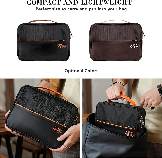 Electronics Accessories Organizer Bag, Waterproof Double LayerTravel Cable - Image 6