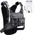 Running Vest with 2L Water Bladder, USA Original Patent, Lightweight Adjustable by Zelvot