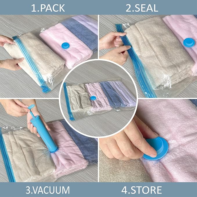 10 Large Vacuum Storage Bags - Image 7