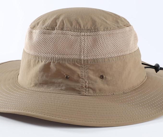 Home Prefer UPF 50+ Men's Sun Hat Wide Brim Bucket Hat UV Protection Hat - Image 7
