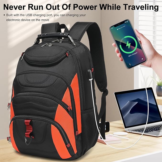 Boavan Laptop Backpack for men, 17.3 inch Laptop Bag - Image 7