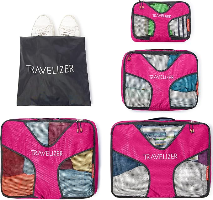 Travel Packing Cubes 5 pcs Luggage Organizer Set - Image 9