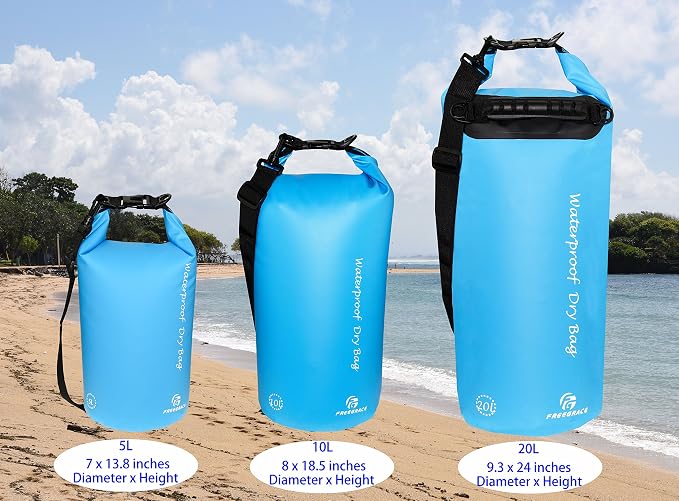 Freegrace Waterproof Dry Bags Set of 3 Dry Bag - Image 2