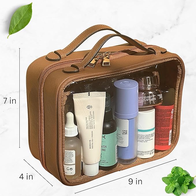 JAZD Clear Makeup Bag Toiletry Bag - Image 4