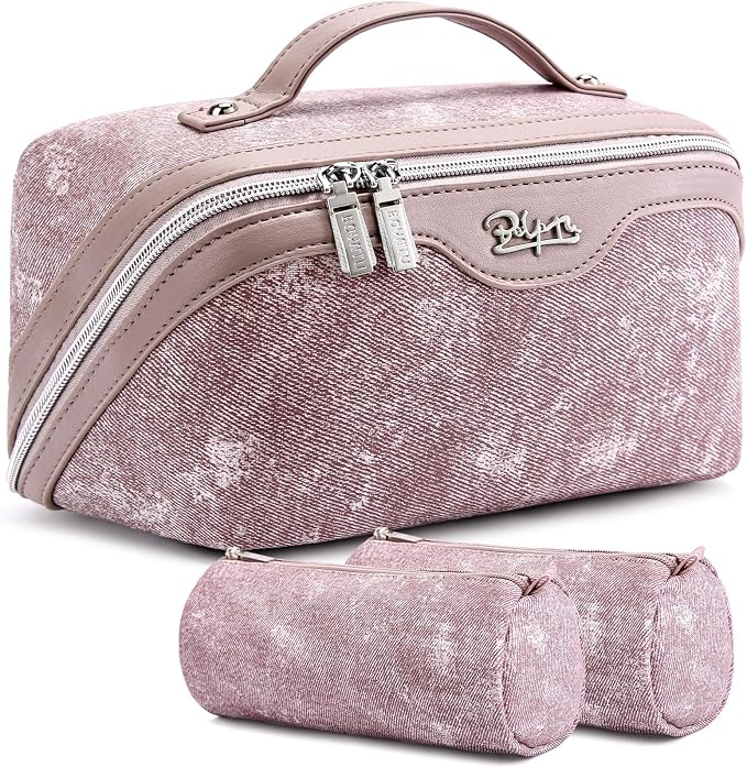 Travel Makeup Bag Cosmetic Bags by BOYATU