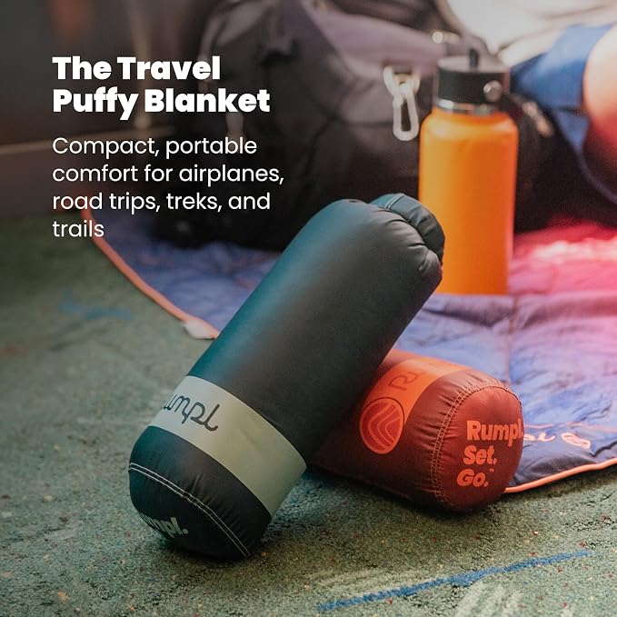Rumpl Travel Puffy Blanket, Ultra-Packable Travel-Size Warmth and Comfort - Image 2