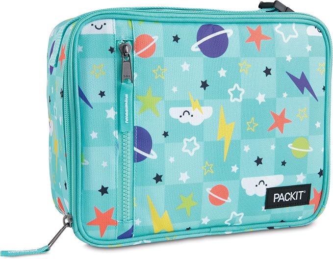 PackIt Freezable Classic Lunch Box, Happy Clouds, Built - Image 3