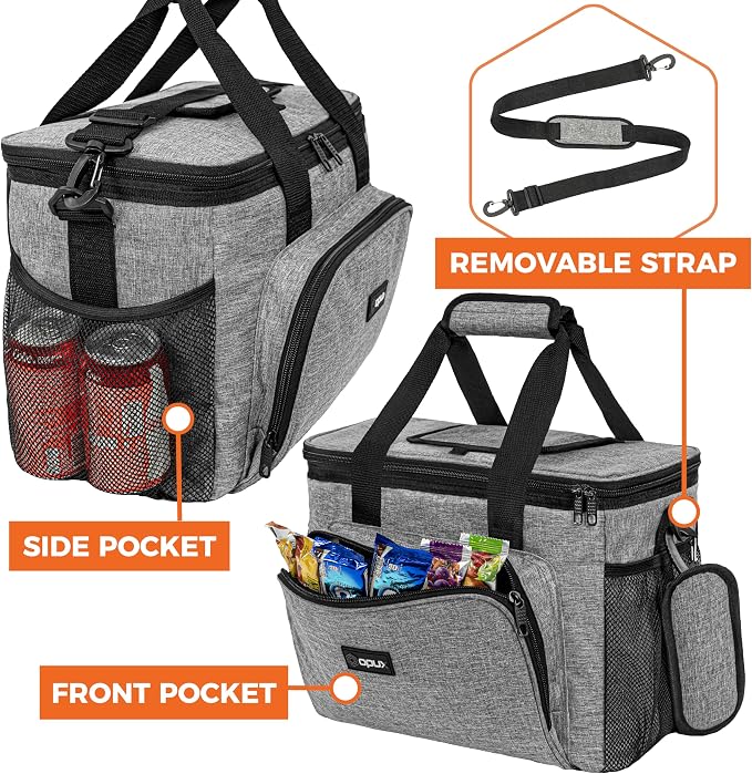 OPUX Soft Cooler Bag, Insulated Collapsible Lunch Cooler Tote - Image 6