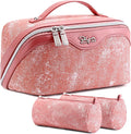 Travel Makeup Bag Cosmetic Bags by BOYATU
