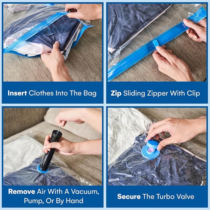 2 Pack Jumbo Vacuum Storage Bags - Image 6