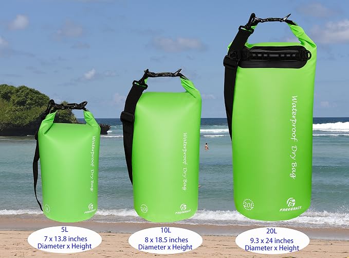 Freegrace Waterproof Dry Bags Set of 3 Dry Bag - Image 2