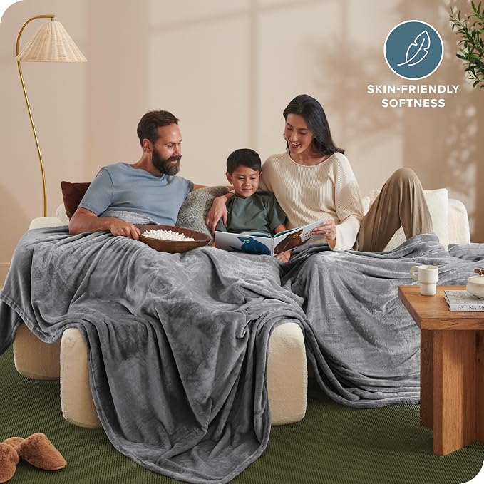 Bare Home Fleece Blanket - Image 7