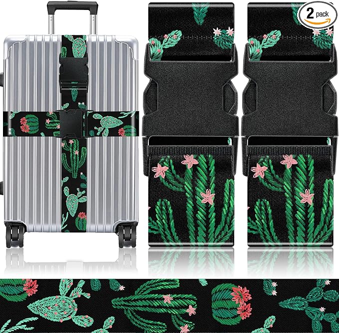 Slohif Luggage Straps for Suitcases Travel Belt Accessories Luggage Connector by Slohif