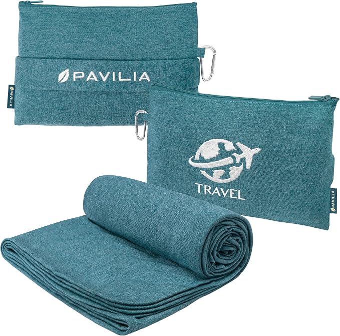 PAVILIA Travel Blanket Airplane Compact by PAVILIA