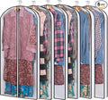 Hanging Clothes Storage with 4" Gusseted Garment Covers by MsKitchen