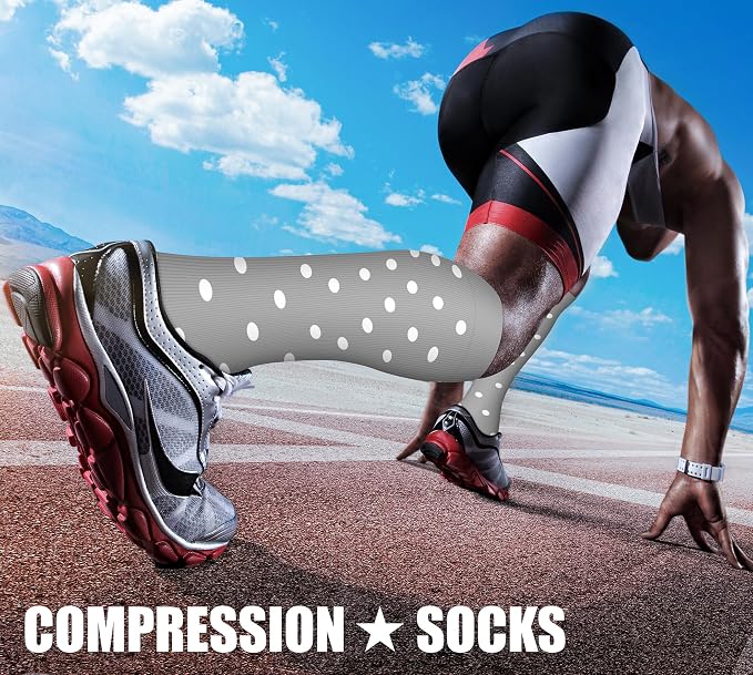 CHARMKING Compression Socks for Women & Men Circulation 15-20 mmHg is Best - Image 3