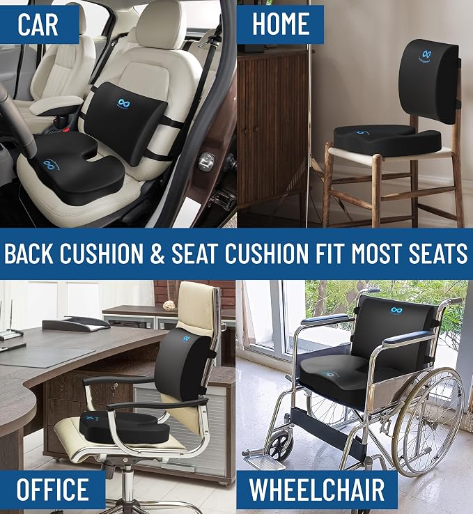 Everlasting Comfort Doctor Recommended Memory Foam Seat Cushion - Image 8