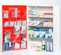 4-Shelf Restaurant Metal 1st Aid Cabinet Class A, Large Capacity First Aid Wall by HomePage
