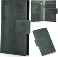Top Grain Leather Travel Passport Wallet Holder by CataPurusLeatherCrafts