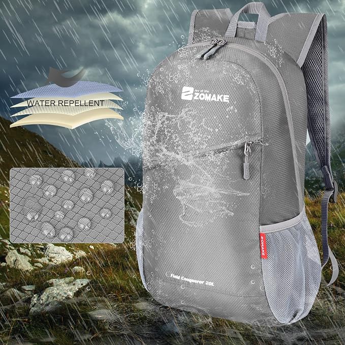 ZOMAKE Lightweight Packable Backpack 20L, Foldable Backpacks Small Daypack - Image 5