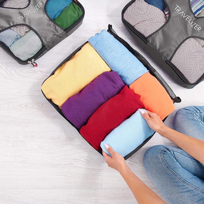 Travel Packing Cubes 5 pcs Luggage Organizer Set - Image 7