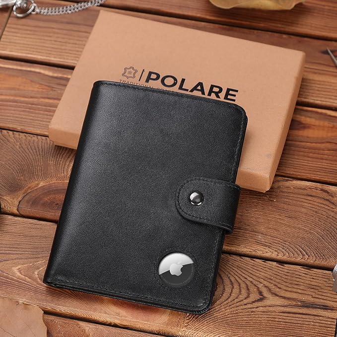 Polare Luxury RFID Blocking Leather Passport Holder Travel Wallet - Image 7