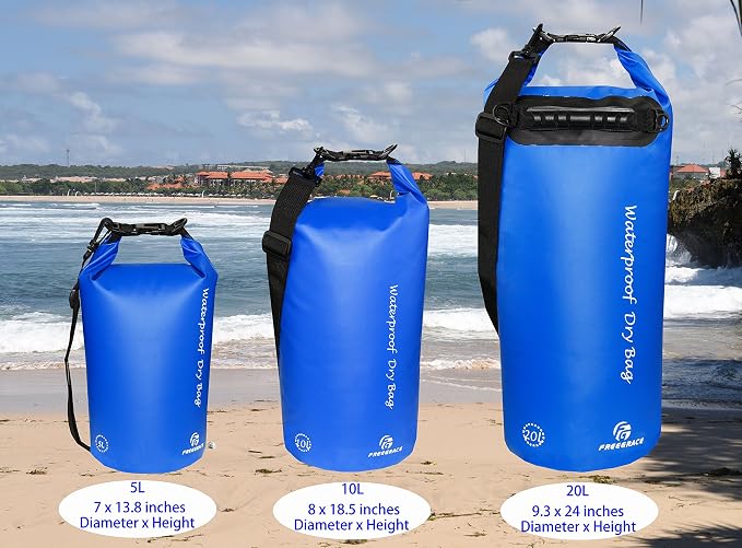 Freegrace Waterproof Dry Bags Set of 3 Dry Bag - Image 2