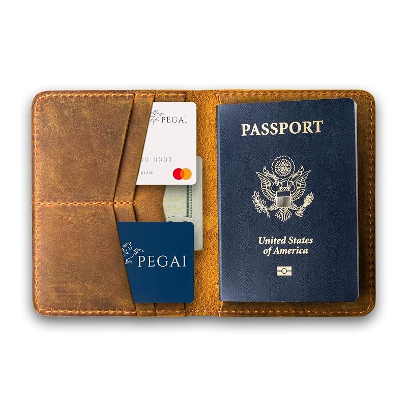 PEGAI Personalized Leather, Passport Holder - Image 2