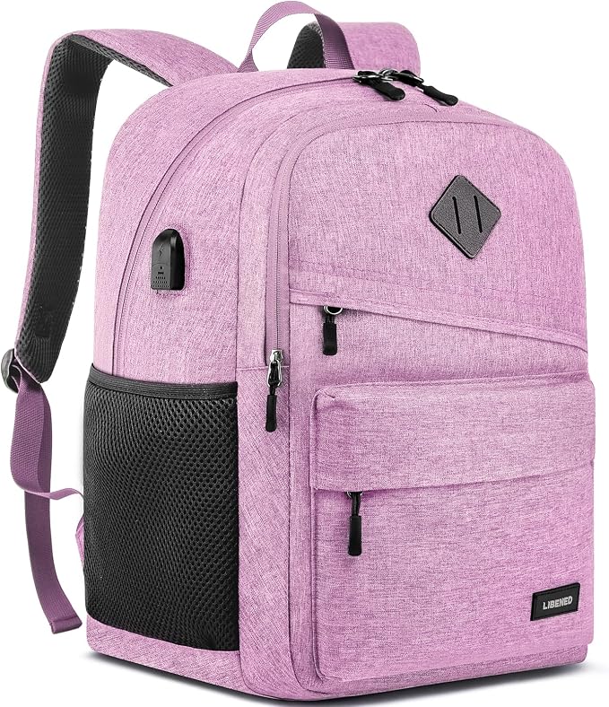 School Backpack for Teen Girls, Cute College Backpacks for Women Students by LIBENED