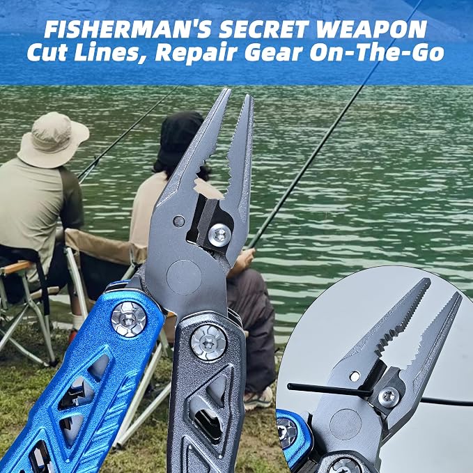 18-in-1 Multipurpose Tool Kit, Survival Camping Gear & Fishing Gifts - Image 3