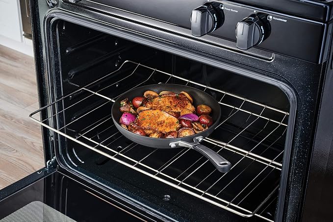 Calphalon 10-Piece Non-Stick Kitchen Cookware Set Black Pots & Pans - Image 7