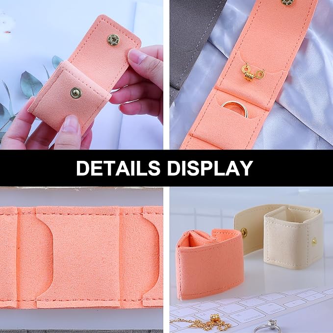 3 PCS Mini Travel Jewelry Organizer Bag - Image 2