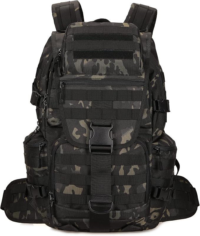 50L Military Tactical Backpack Hiking Waterproof Backpack Large Military Pack 3 by KXBUNQD