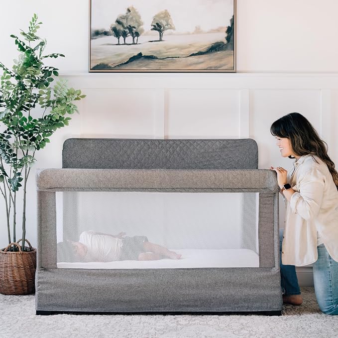 Baby Delight Lunaire Full Size Crib | Breathable Mesh Baby Crib | Tool-Free - Image 5