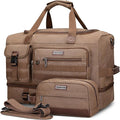 WITZMAN Duffle Bag for Men 50L Canvas Weekender Overnight Bag by WITZMAN