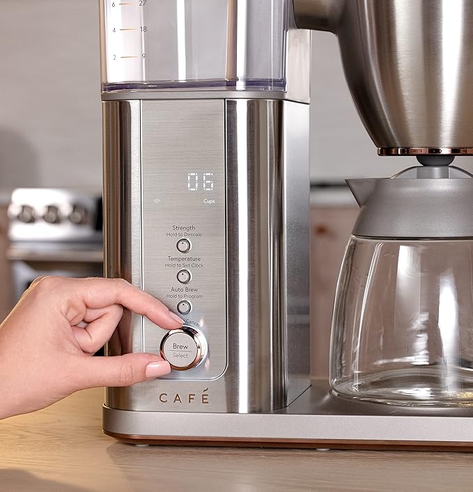 Café Specialty Drip Coffee Maker | 10-Cup Glass Carafe | WiFi Enabled - Image 4