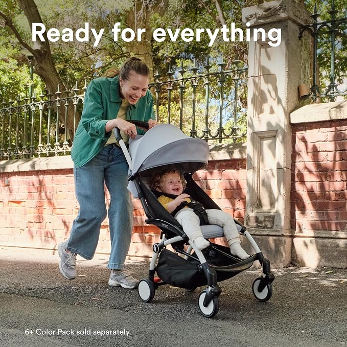 Stokke YOYO3 Frame, Canopy Extensions, Padded Shoulder Strap & Protective - Image 3