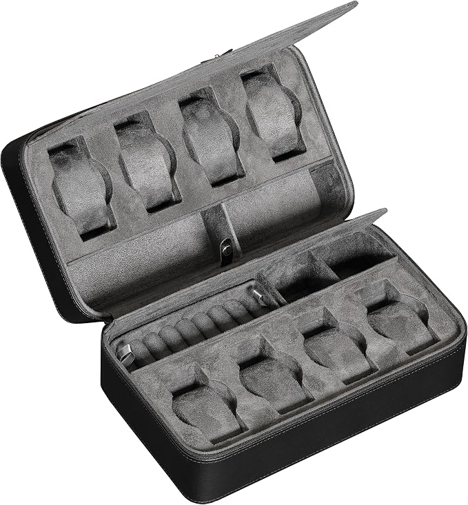 ROTHWELL 8 Watch Travel Case Storage Organizer by RothwellSanFrancisco