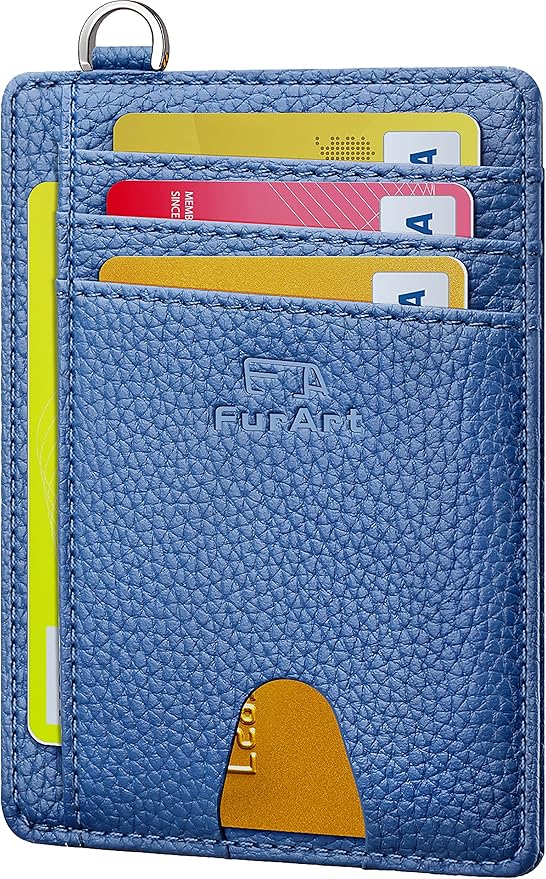 FurArt Slim Minimalist Wallet, Front Pocket Wallets, RFID Blocking, Credit Card by FurArt