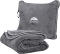 BlueHills Premium Soft Long Travel Blanket Pillow by BlueHills
