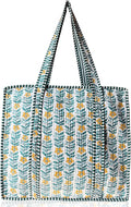 Cotton Quilted Tote Bag for Women – Large Beach & Travel Tote by ThirdEyeExport