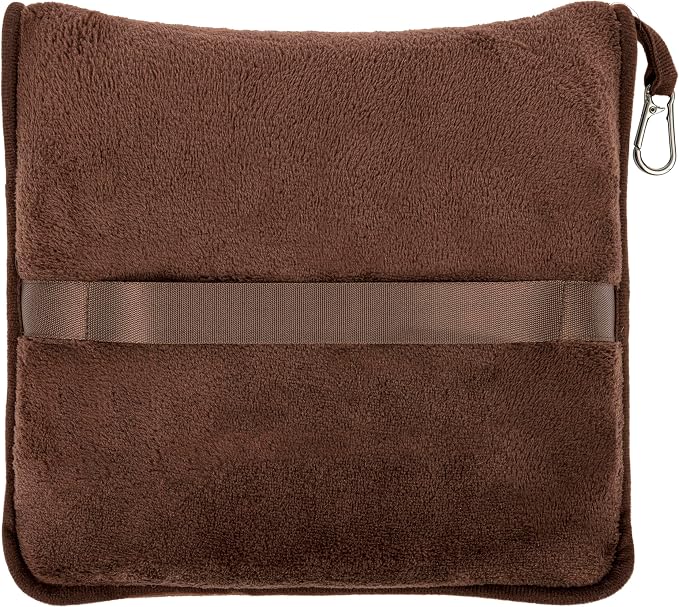 BlueHills Premium Soft Travel Blanket Pillow Airplane Blanket Soft Bag Pillow - Image 8