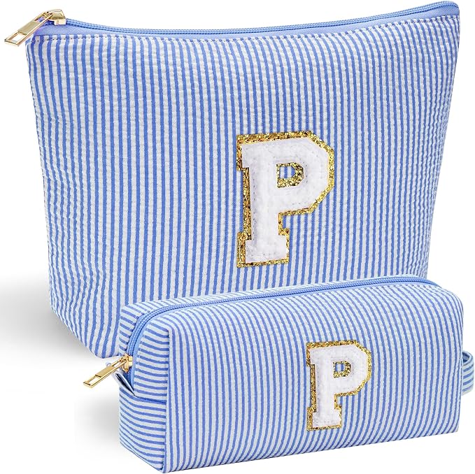 YOOLIFE Preppy Makeup Bag Travel Makeup Bag by YOOLIFE