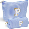 YOOLIFE Preppy Makeup Bag Travel Makeup Bag by YOOLIFE