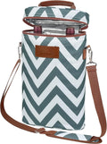 Tirrinia 2 Bottle Wine Gift Tote Carrier by Tirrinia
