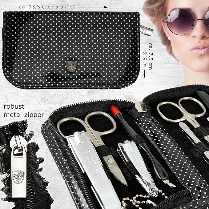 3 Swords Germany – brand quality 8 piece manicure pedicure grooming kit set - Image 5