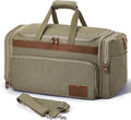 SHOWKOO Duffle Bag for Travel 60L Expandable Canvas Travel Bag Durable Vintage by SHOWKOO