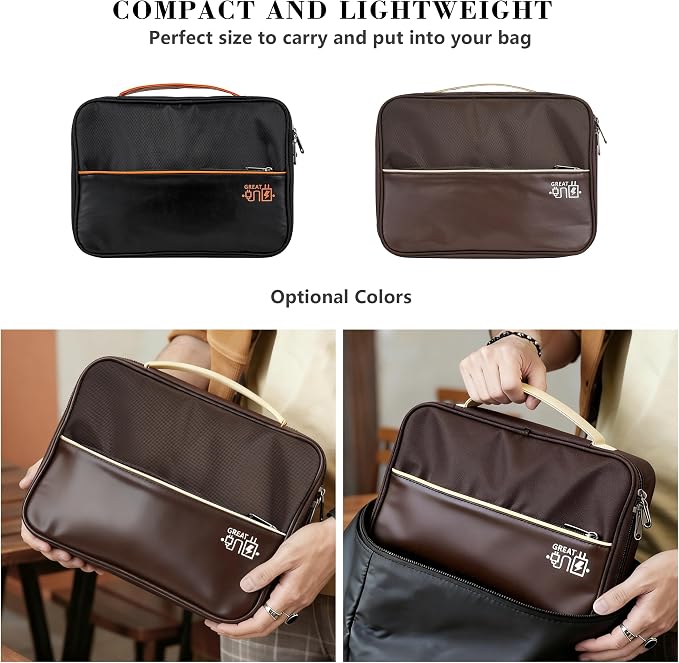 Electronics Accessories Organizer Bag, Waterproof Double LayerTravel Cable - Image 6